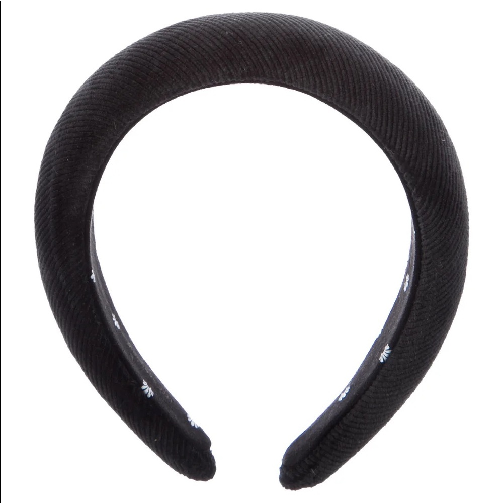 Lele Sadoughi Black Velvet Headband NWOT